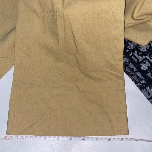 Fendi vintage high waisted pants with leather detail.  Amazing zipper pull! Luxe - Picture 10 of 12